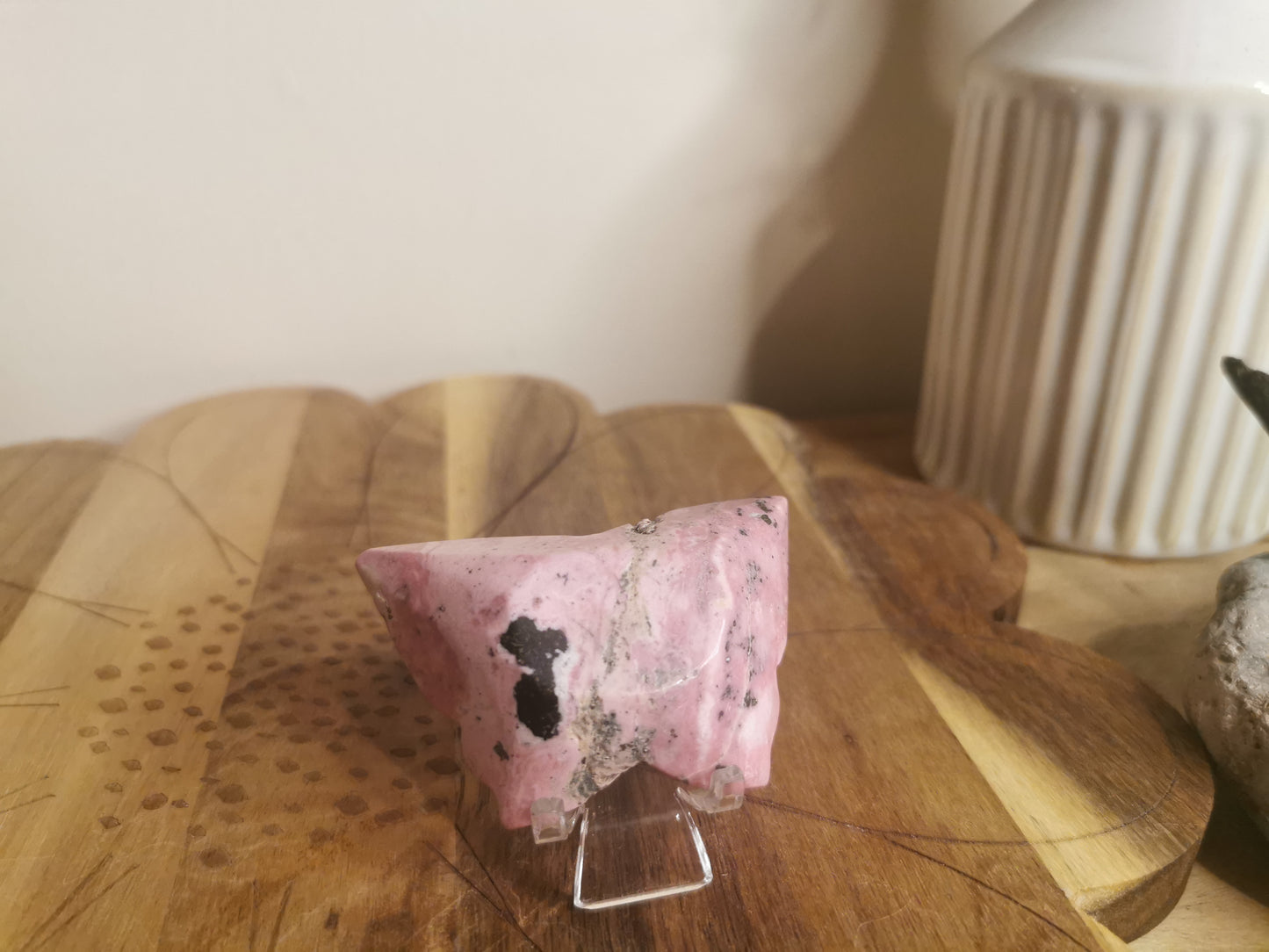 Rhodonite Butterfly Carving