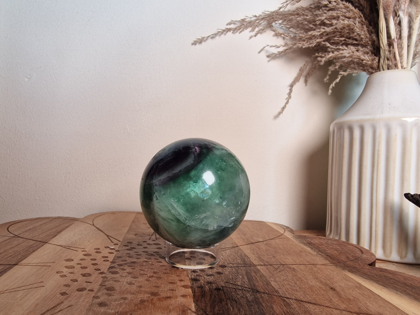 Feather Fluorite Sphere 🪶
