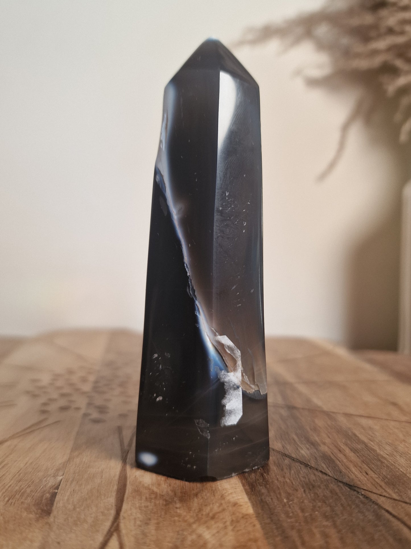 Orca Agate (fractured) 🖤