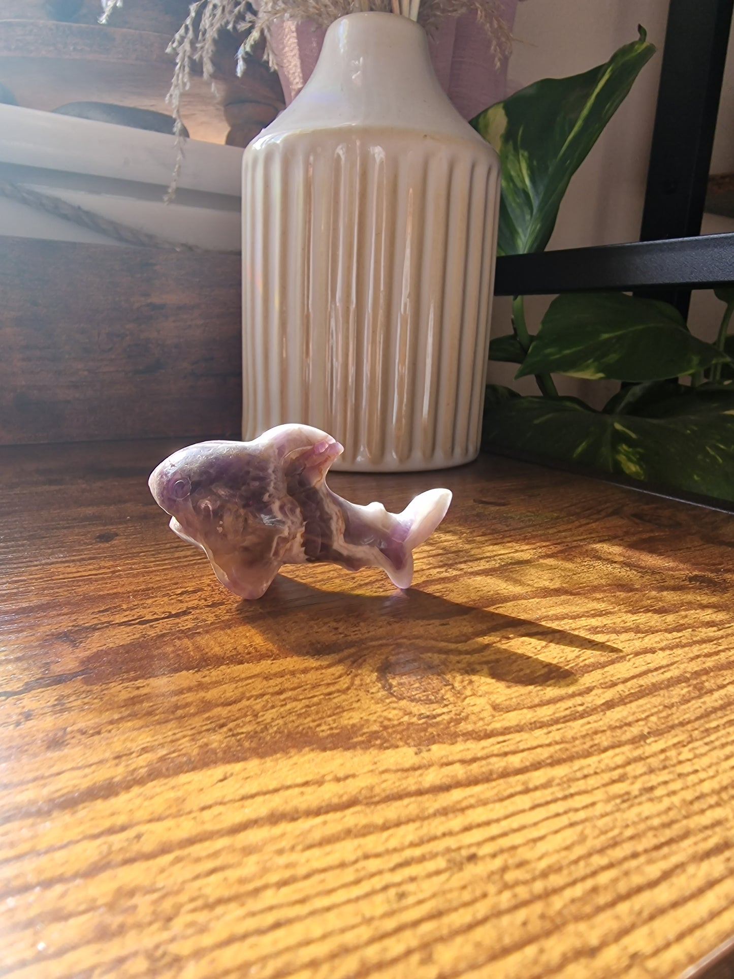 Dream Amethyst Shark (~5cm)