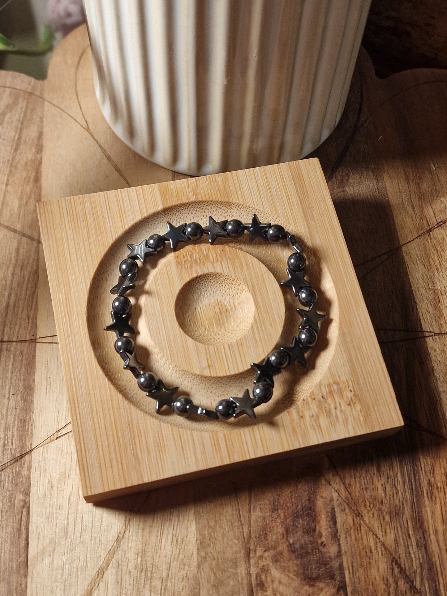 Hematite Symbol Bracelet