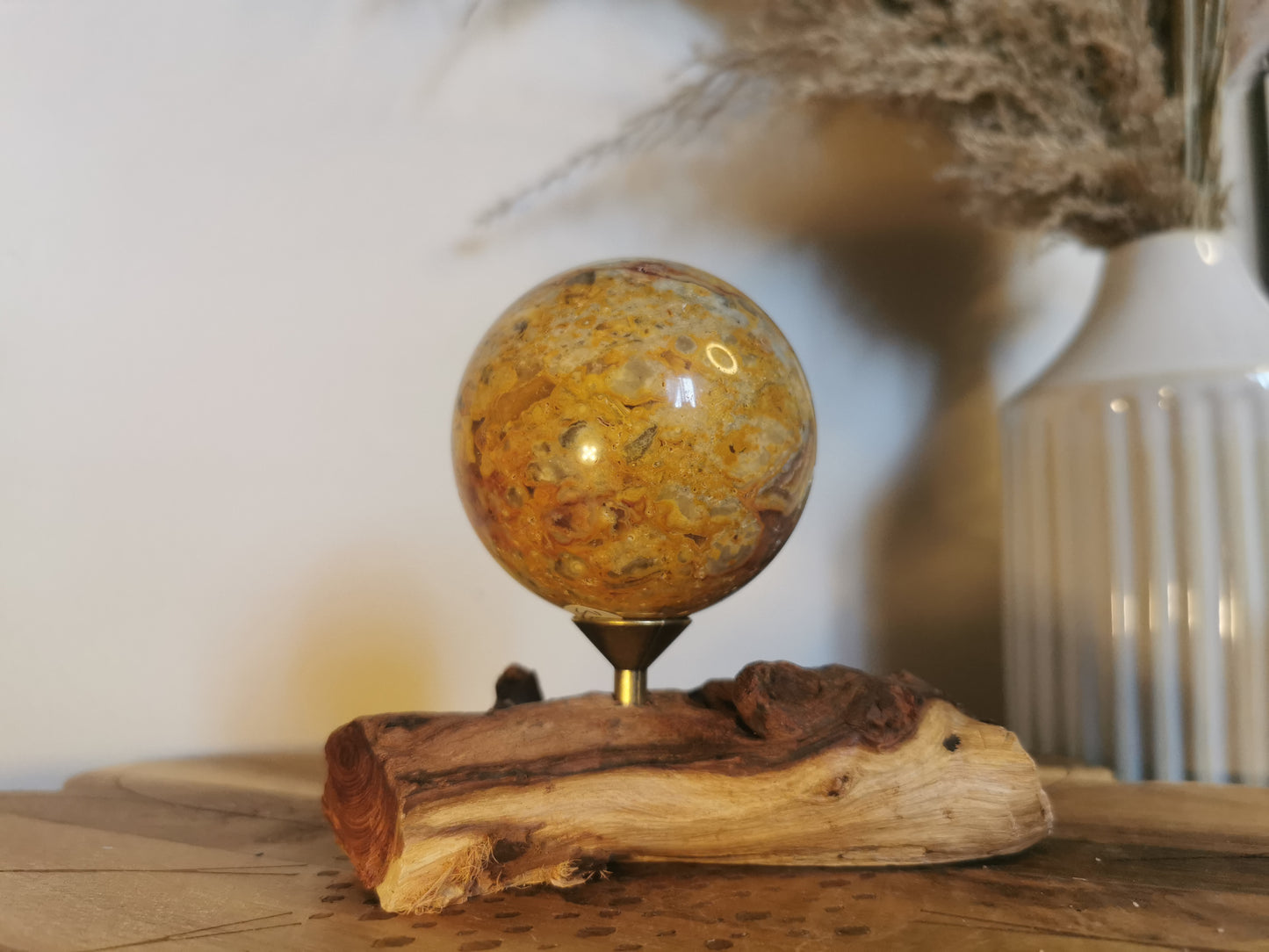 Crazy Lace Agate Sphere