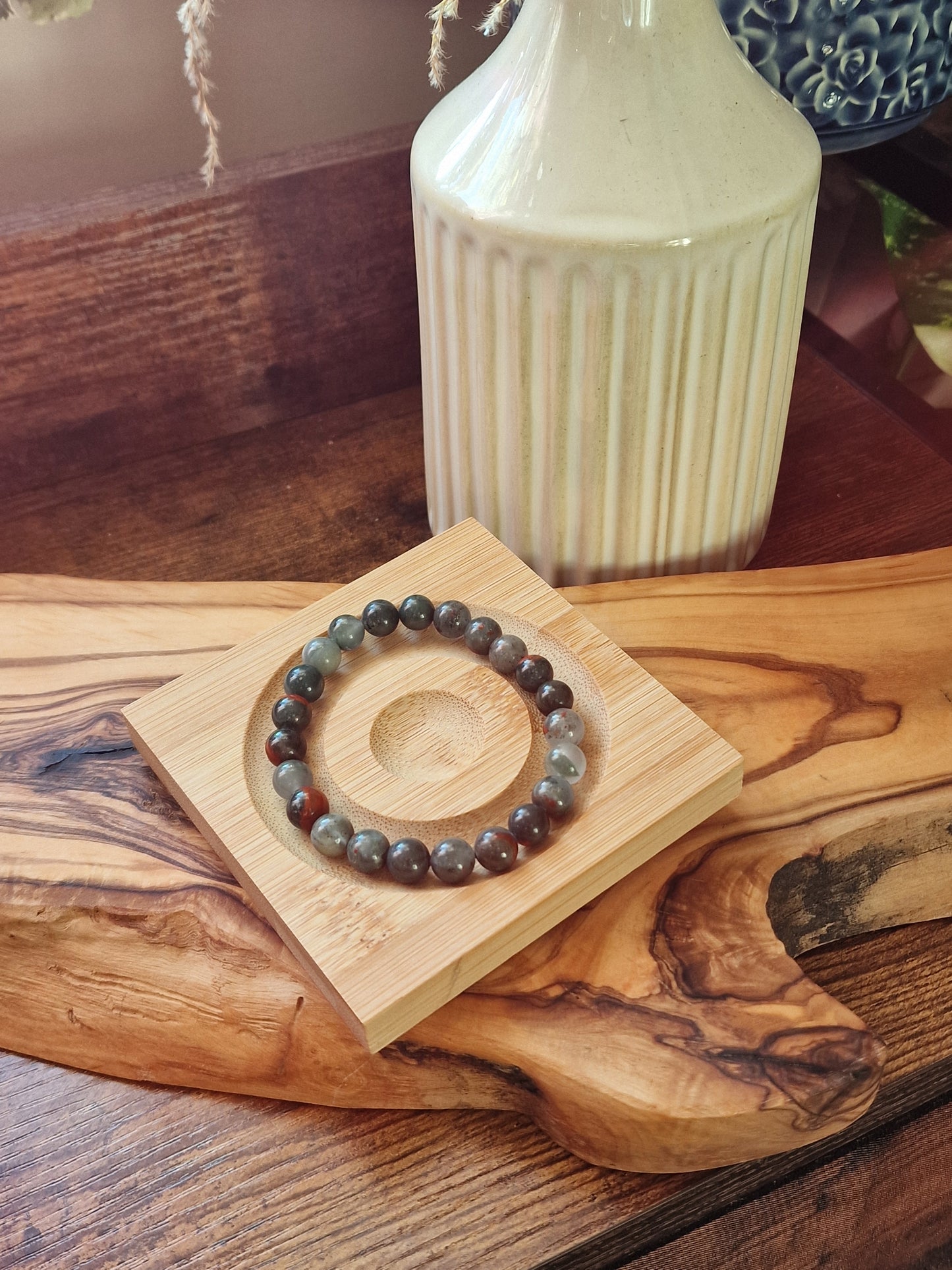 Dragon’s Blood Jasper Bracelet (8mm)