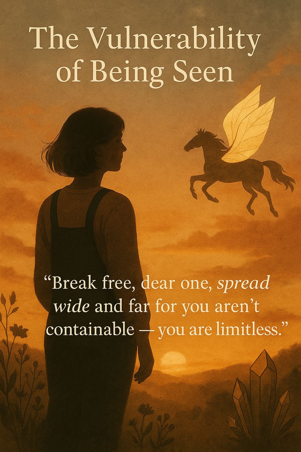 “The Vulnerability of Being Seen” There is no shame in showing up as your whole self.