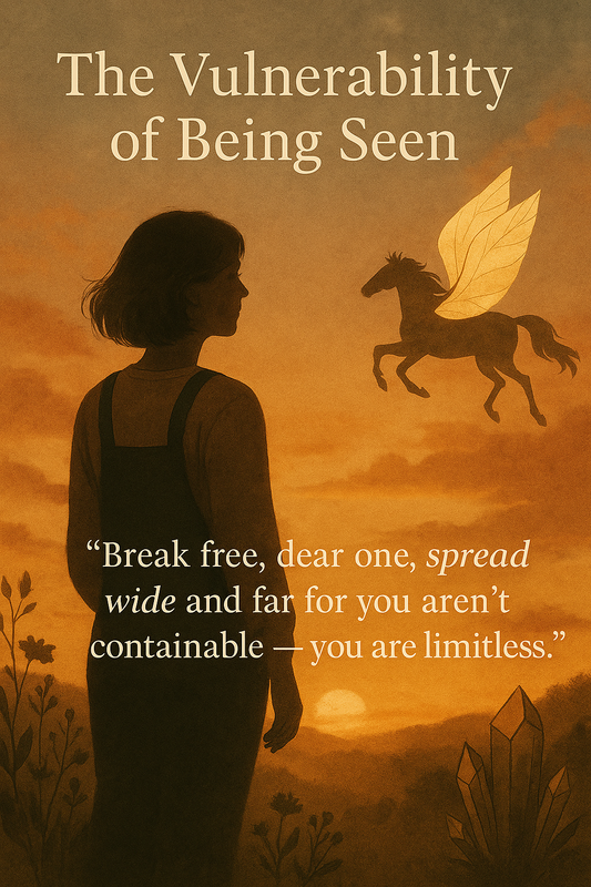 “The Vulnerability of Being Seen” There is no shame in showing up as your whole self.