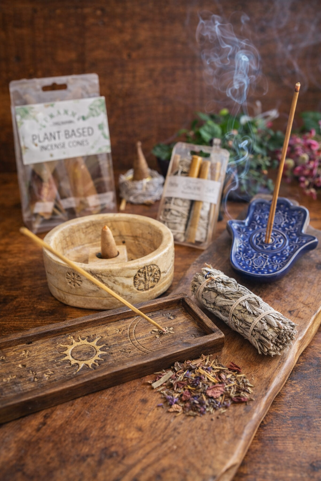 Incense, Burners & Smudge Bundles