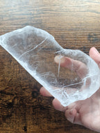 Raw Selenite Statement Slabs · Choose Your Piece