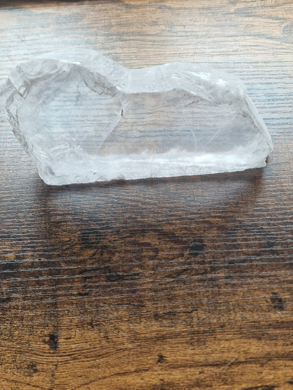 Raw Selenite Statement Slabs · Choose Your Piece