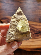 Octahedral Green Fluorite on Matrix ~ Imilchil, Morocco