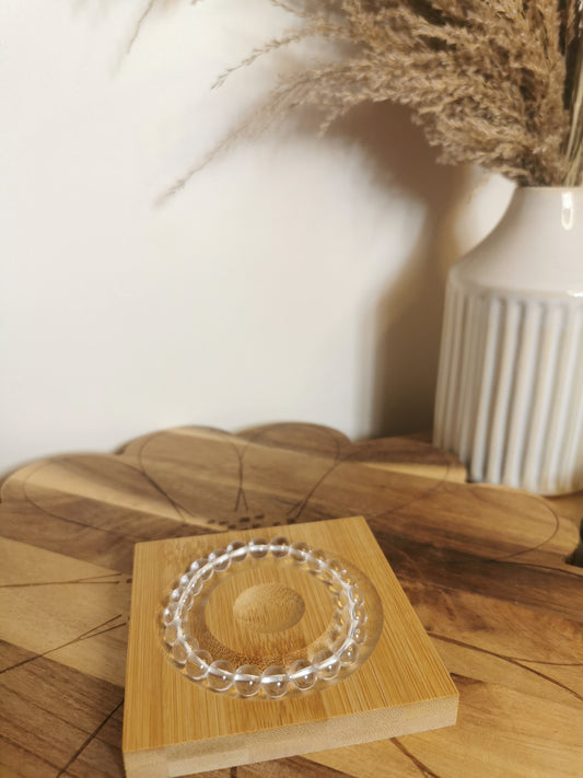 Clear Quartz Crystal Bracelet – 8mm
