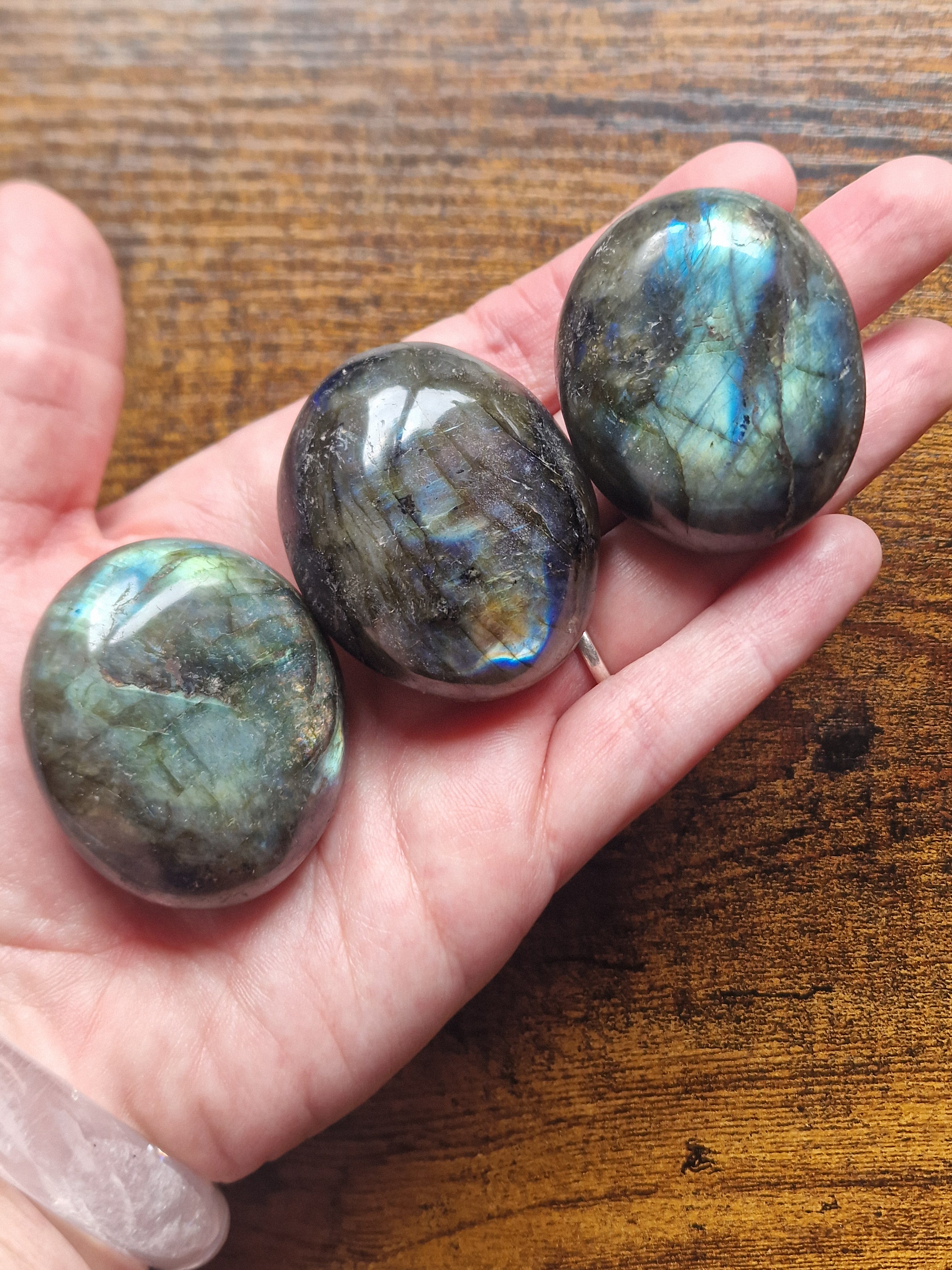 Labradorite Palm Stone
