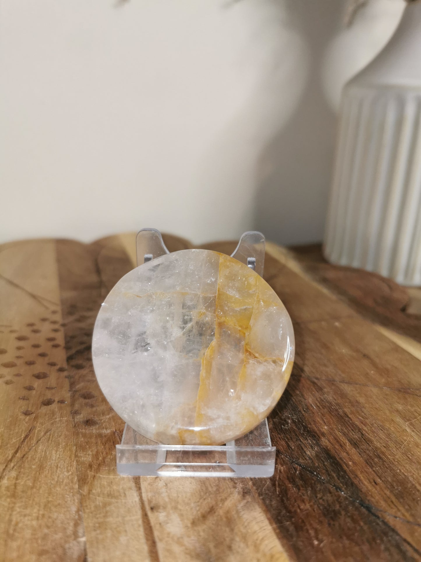 Golden Healer Quartz Dish