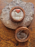 Rhodochrosite Heart Ring