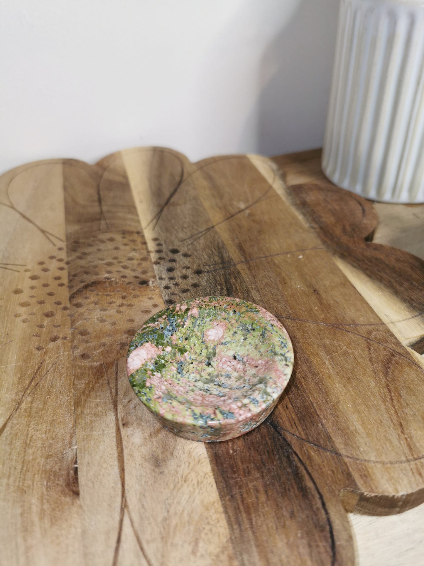 Unakite Round Dish