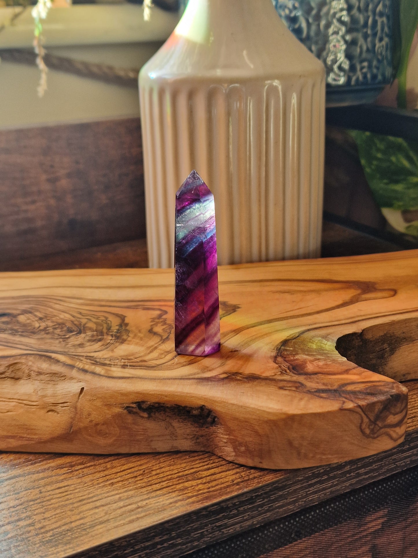 Rainbow Fluorite towers