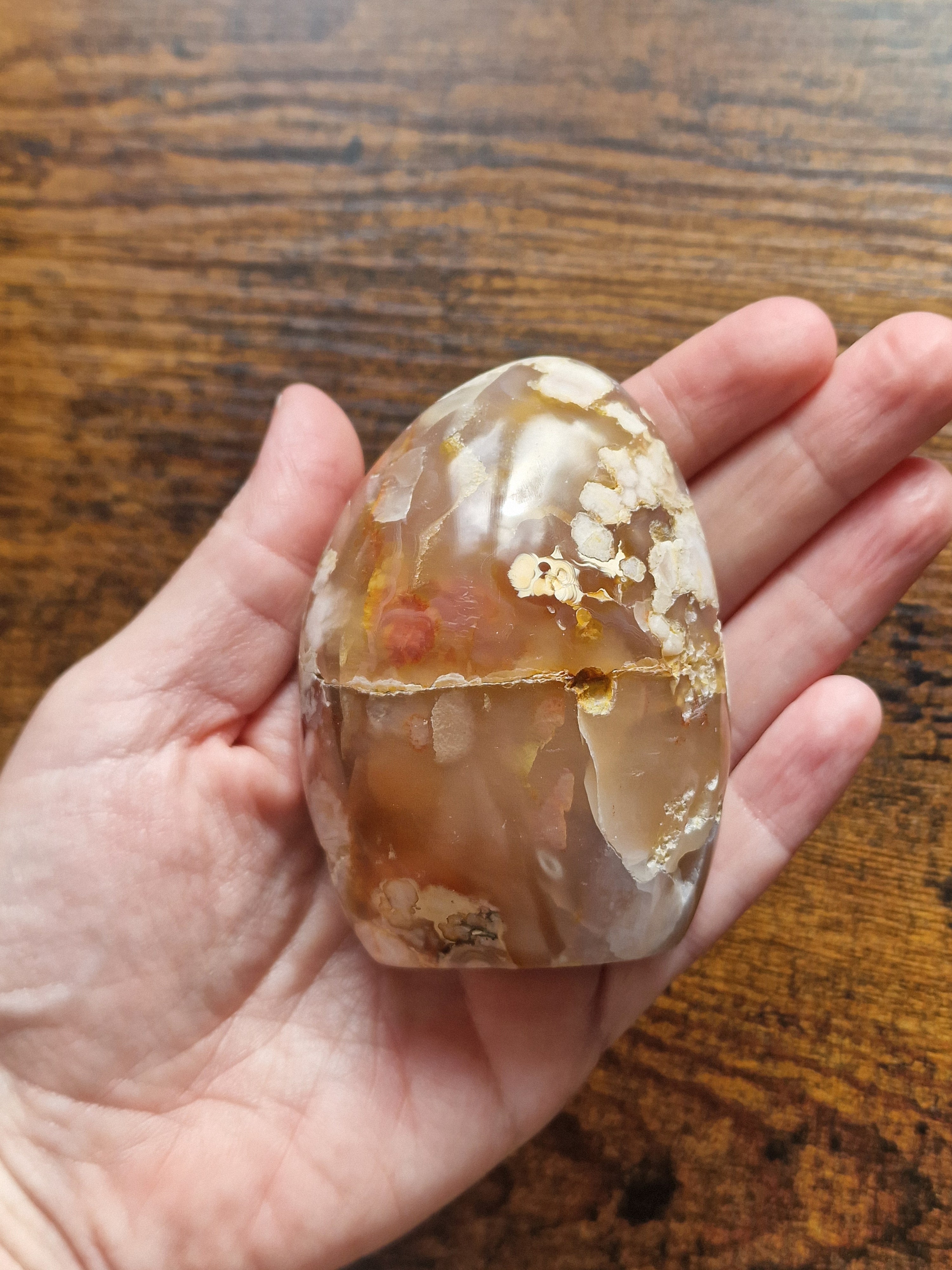 Flower Agate Free Form