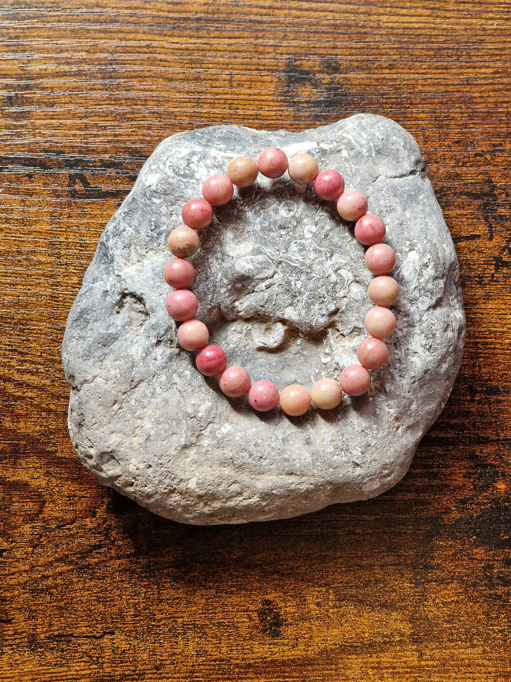 Rhodonite Bracelet ~ 8mm