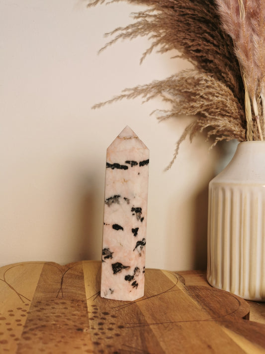 Pink Zebra Jasper Tower