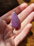 Atlantisite Teardrop Sterling Silver Necklace