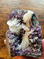 Amethyst & Calcite Cut Base • 1.03kg