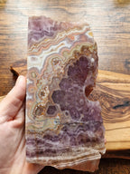 Banded Amethyst Slice