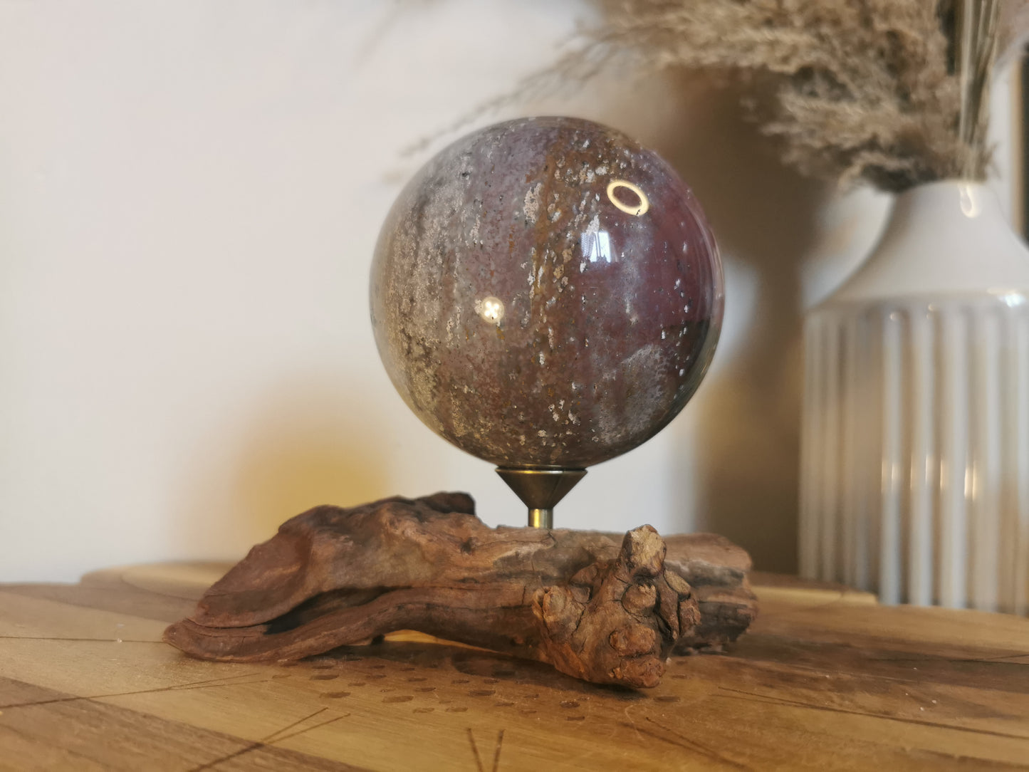 Ocean jasper sphere🌊