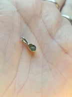 Moldavite, 925 Silver Necklace