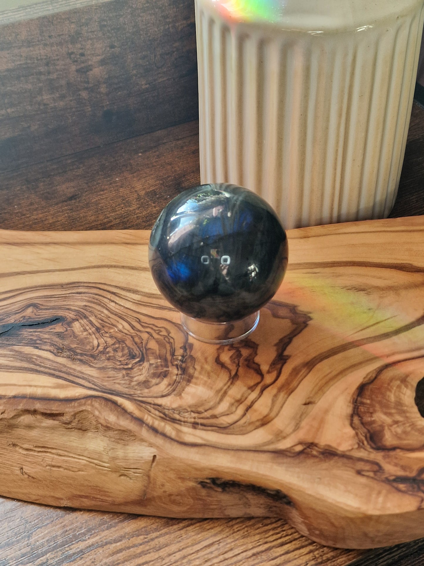Labradorite sphere