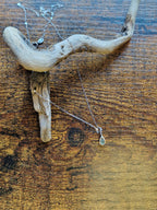 Moldavite, 925 Silver Necklace