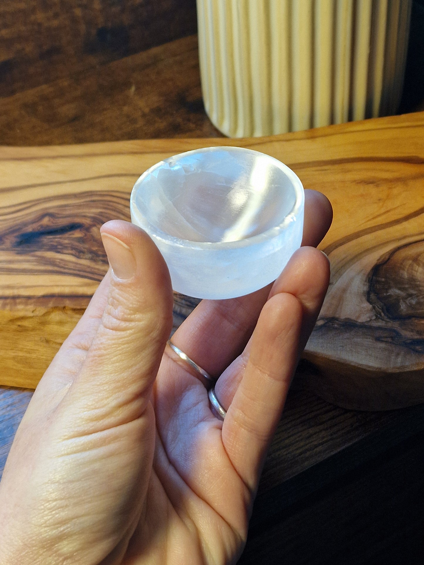 Selenite cleansing bowl