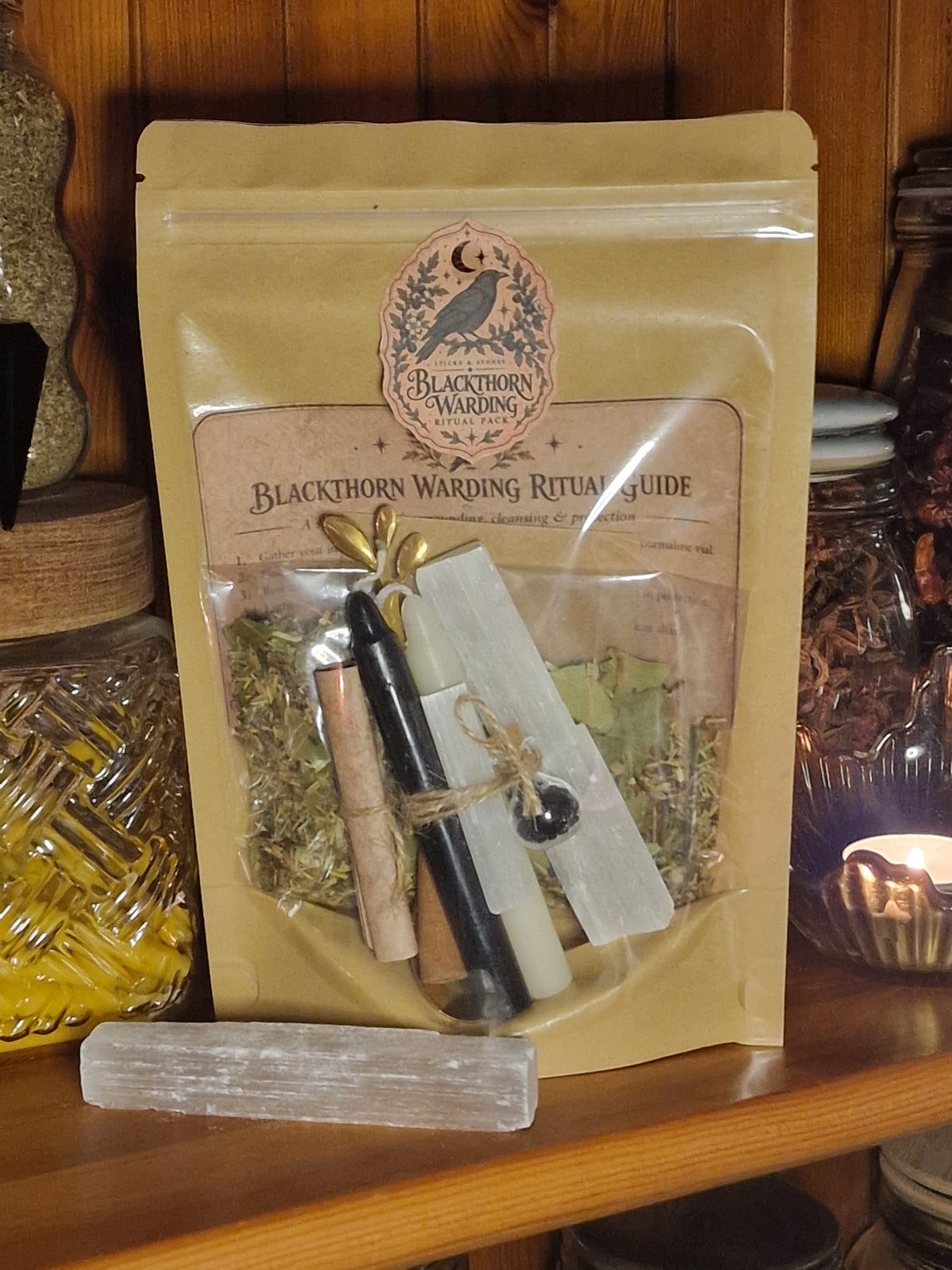 Blackthorn Warding Ritual Pack | Protection Spell Kit