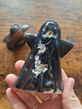 Black Agate Ghost Carvings | Pick Your Own
