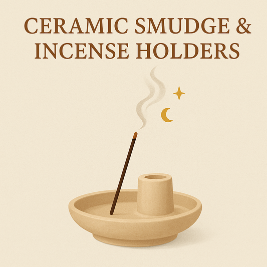 Ceramic Smudge & Incense Holders ✨