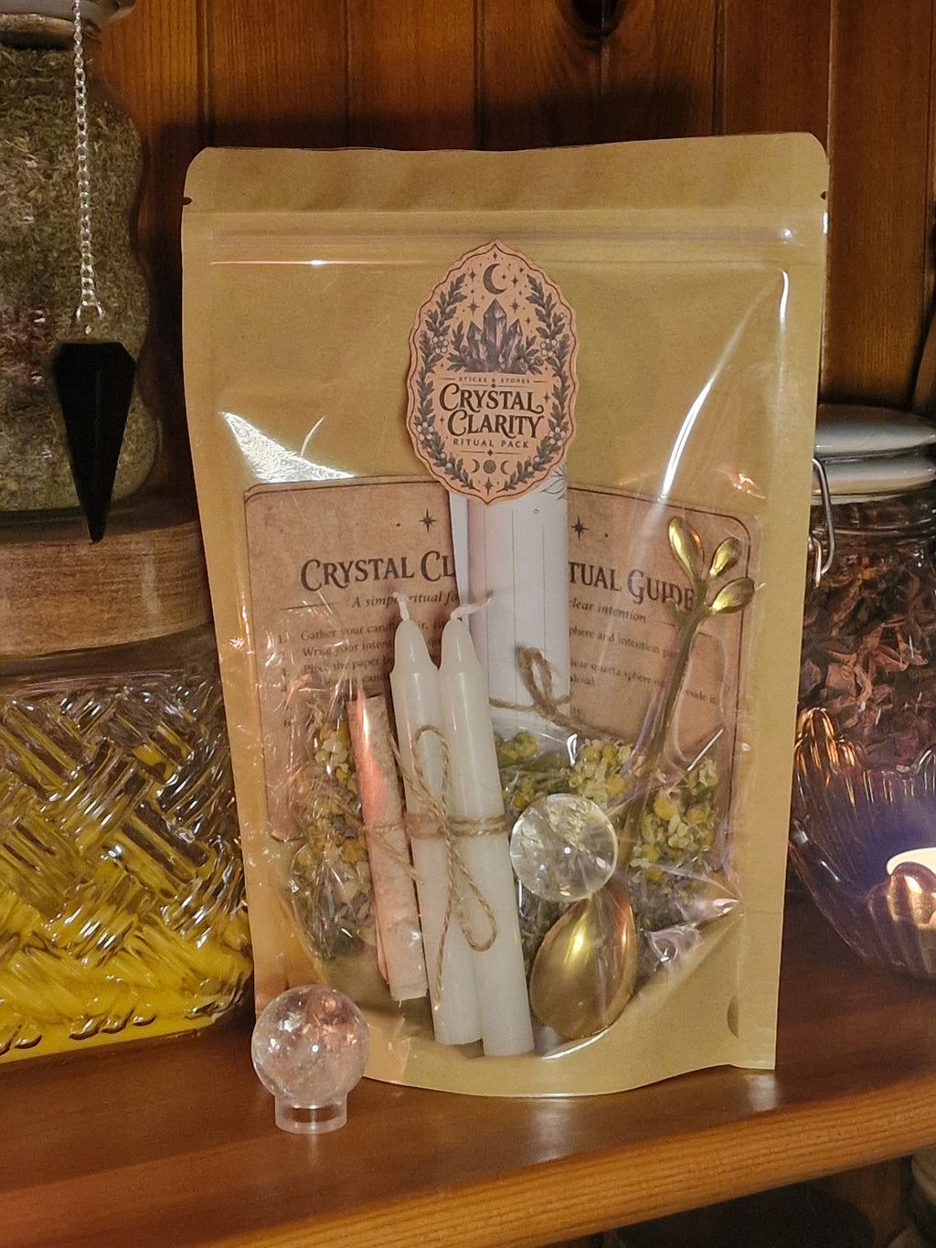Crystal Clarity Ritual Pack | Focus & Clear Intention Kit