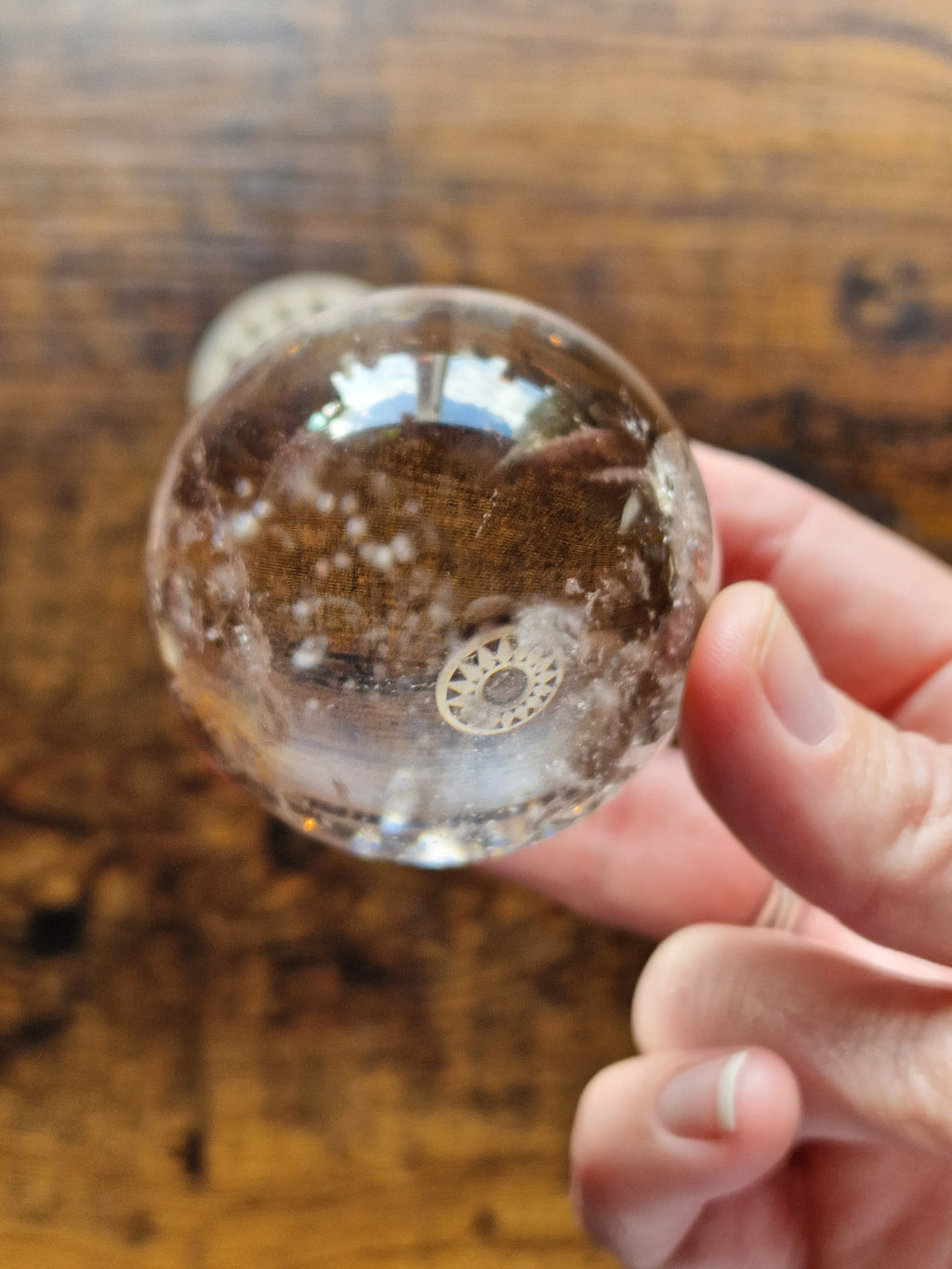 Clear Quartz Crystal Sphere