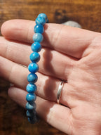 Blue Apatite Bracelet ~ 8mm