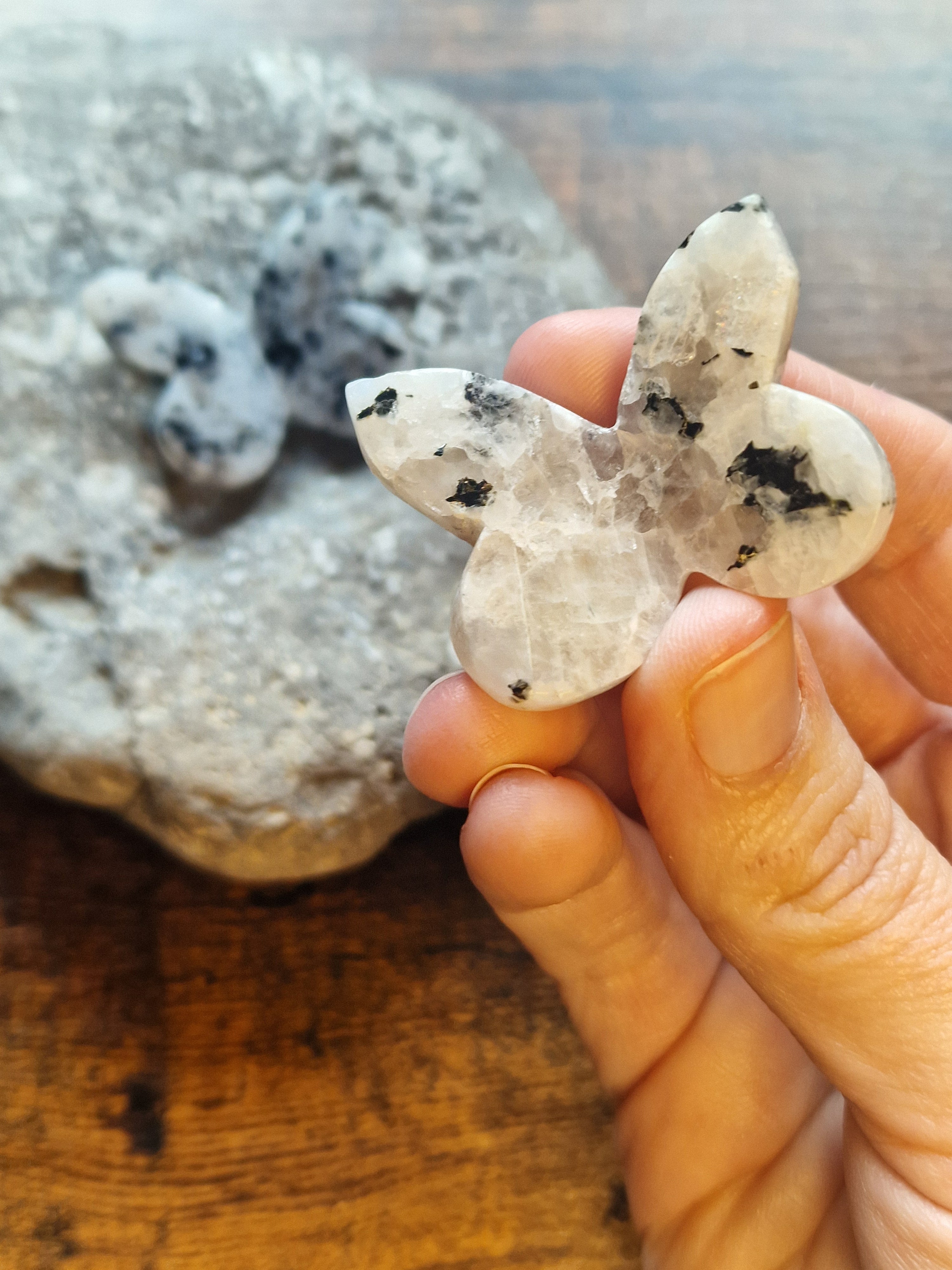 3D Crystal Butterfly Carving