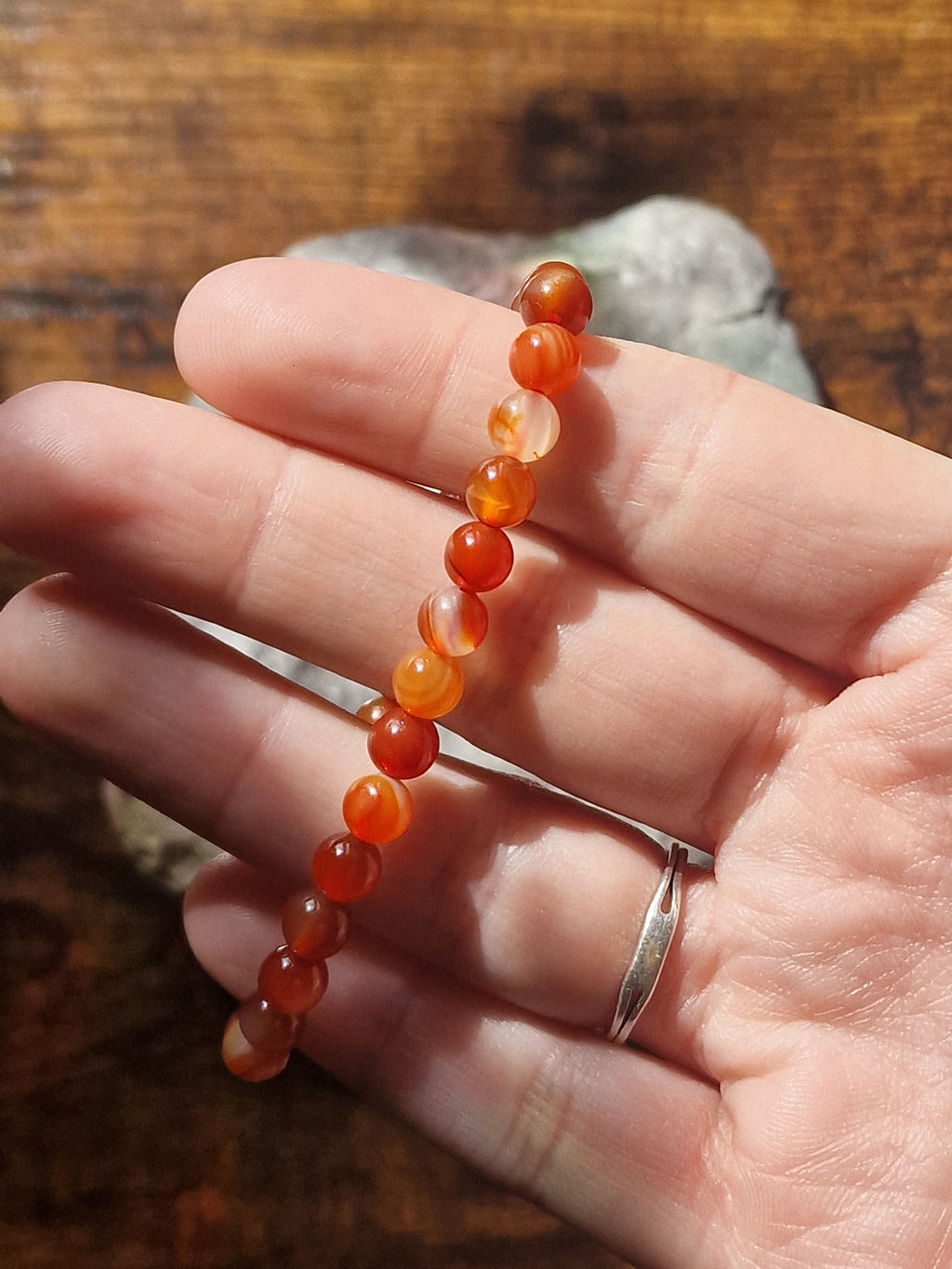 Carnelian Bracelet ~ 6mm