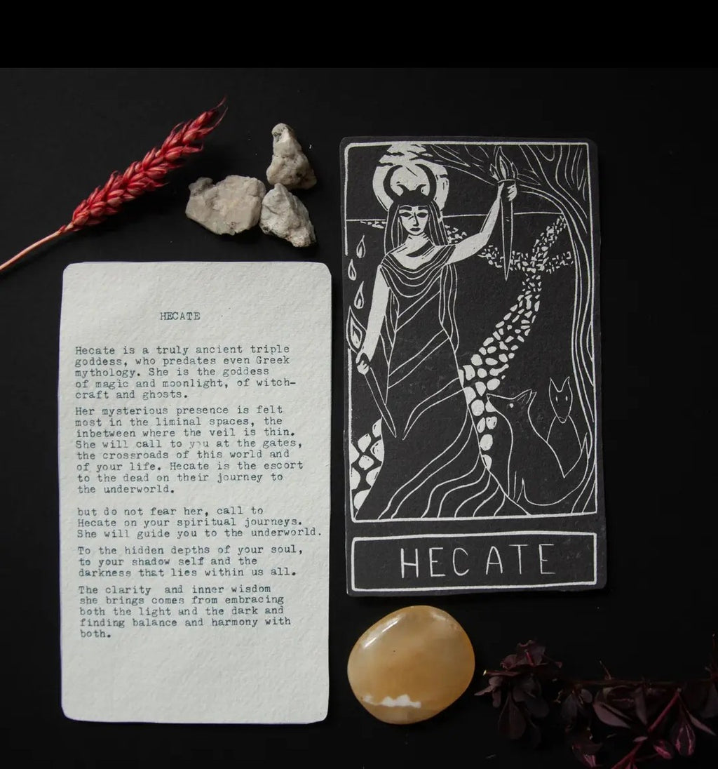 Dark Goddess Oracle Altar Cards