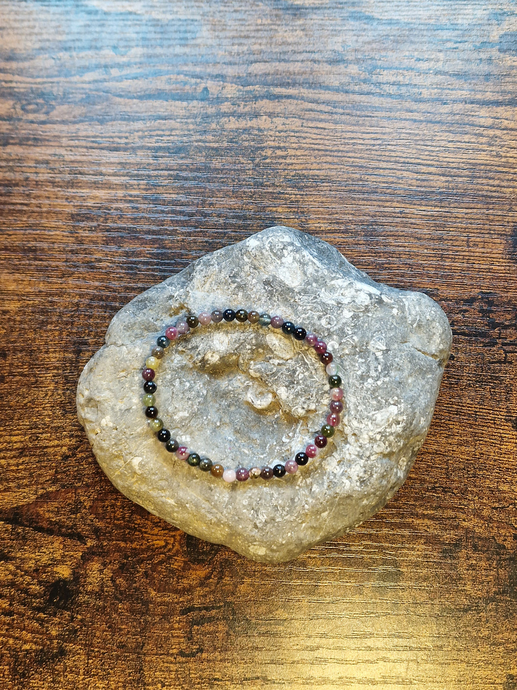 Multi-Colour Tourmaline Bracelet ~ 4mm