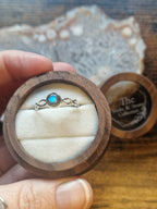 Labradorite Round Woven Band Ring