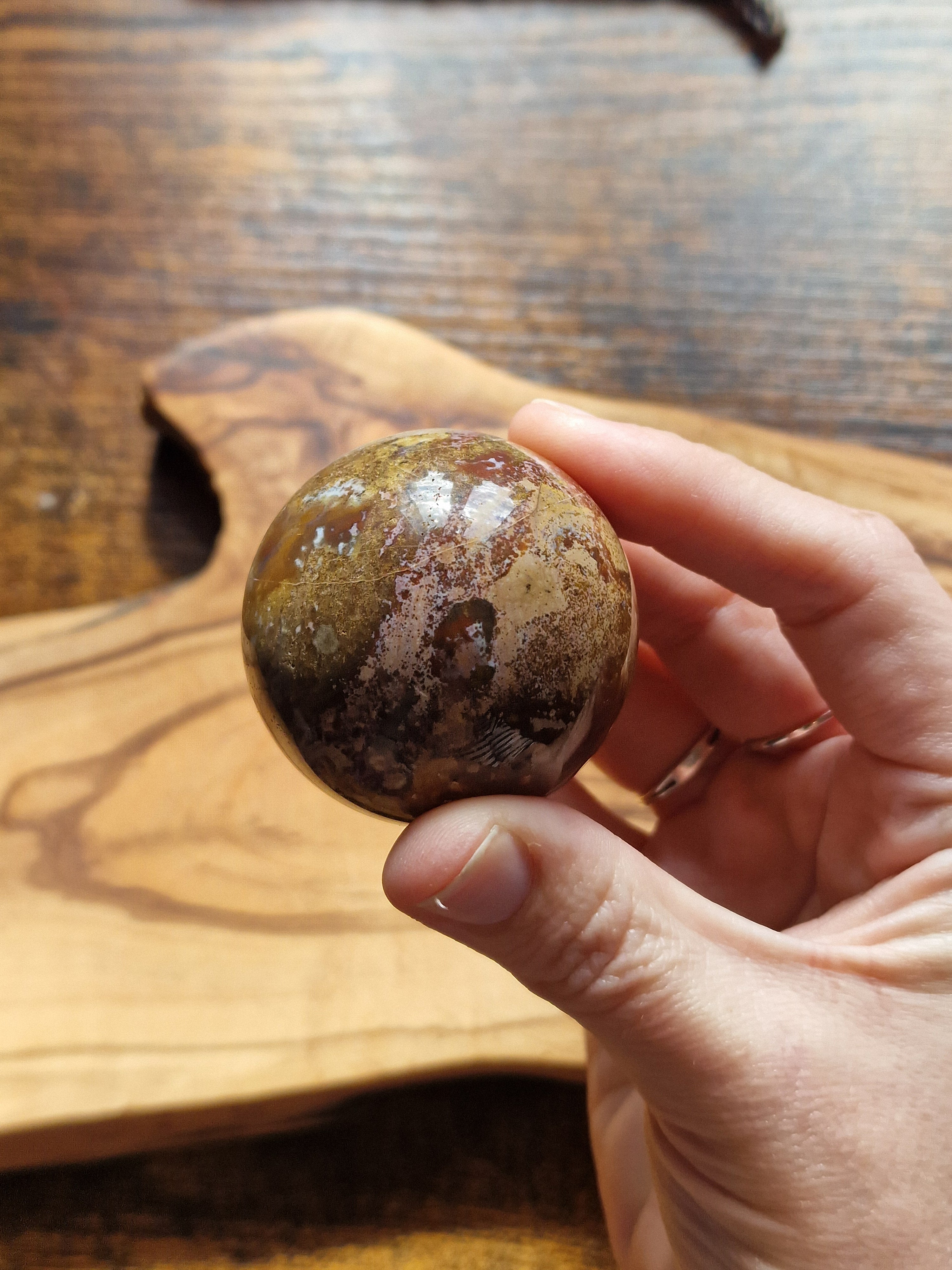 Ocean Jasper Sphere