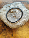 Black Obsidian Bracelet ~ 4mm