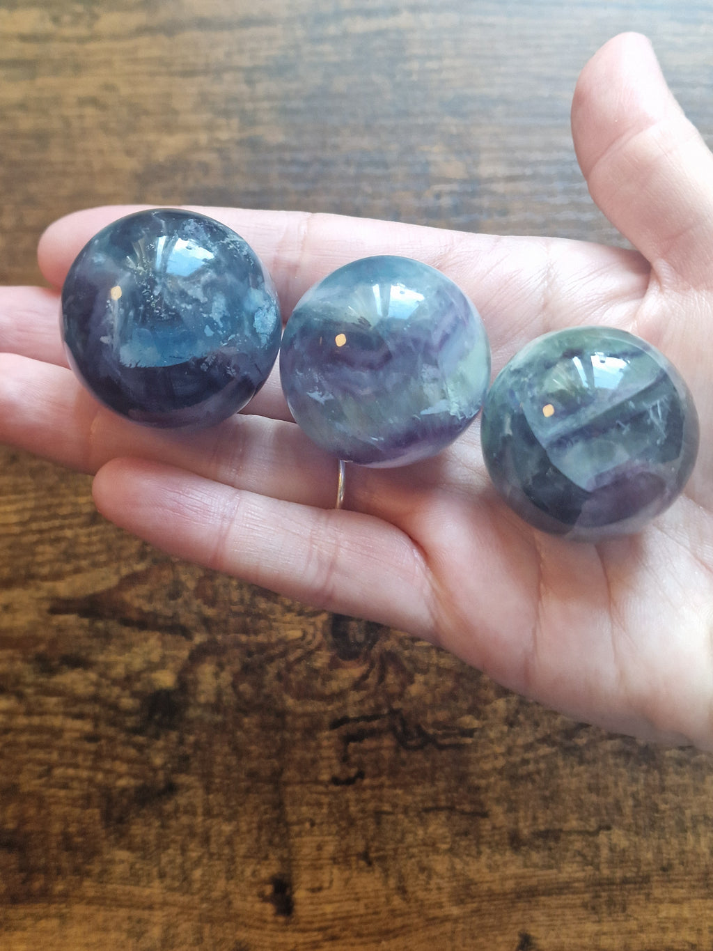 Rainbow Fluorite Sphere