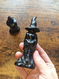 Black Obsidian Witch Carvings