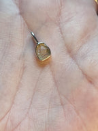 Libyan Desert Glass, 925 Silver Necklace