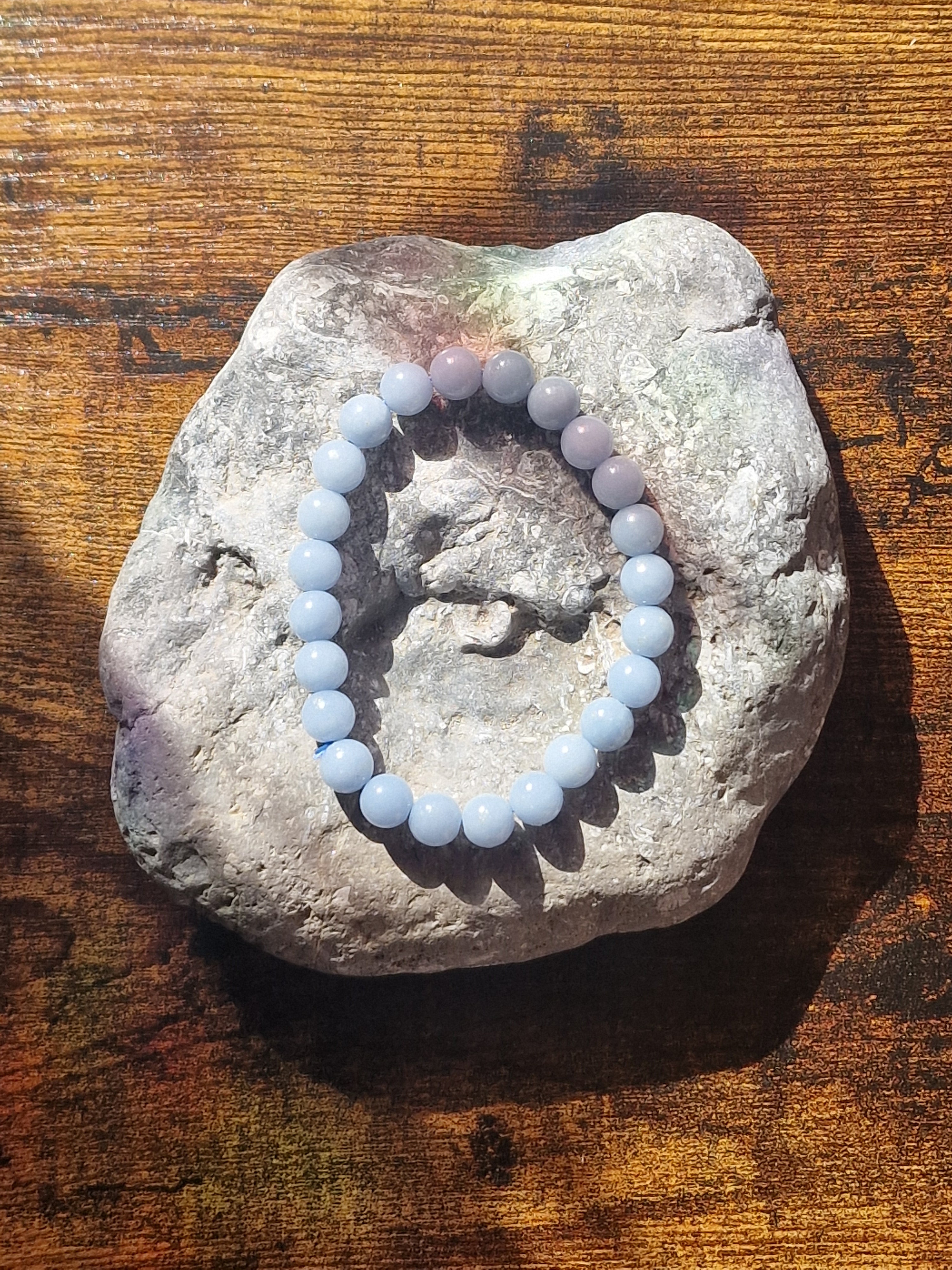 Angelite Bracelet ~ 8mm