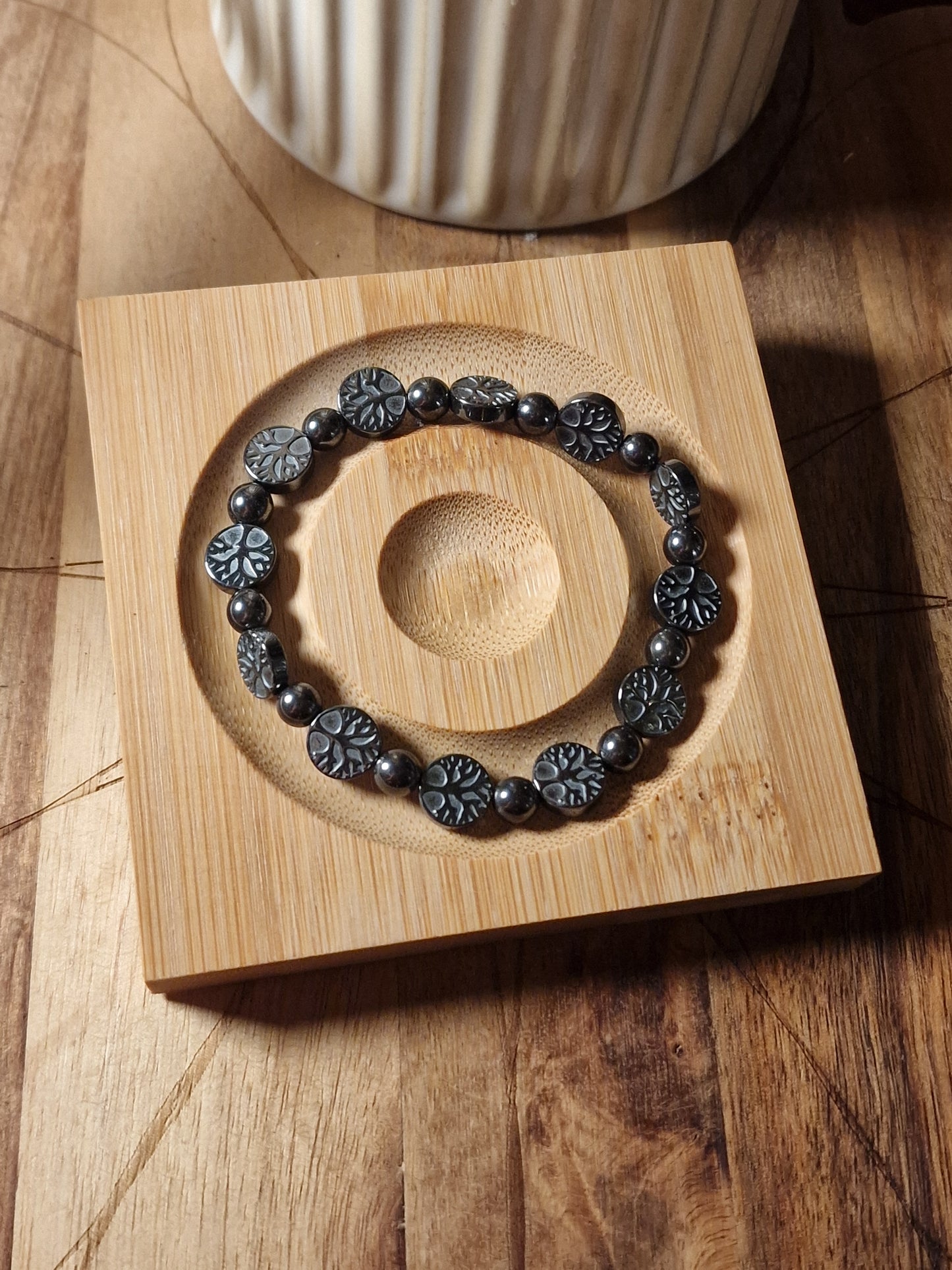 Hematite Symbol Bracelet
