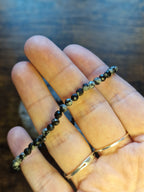 Snowflake Obsidian Bracelet ~ 4mm
