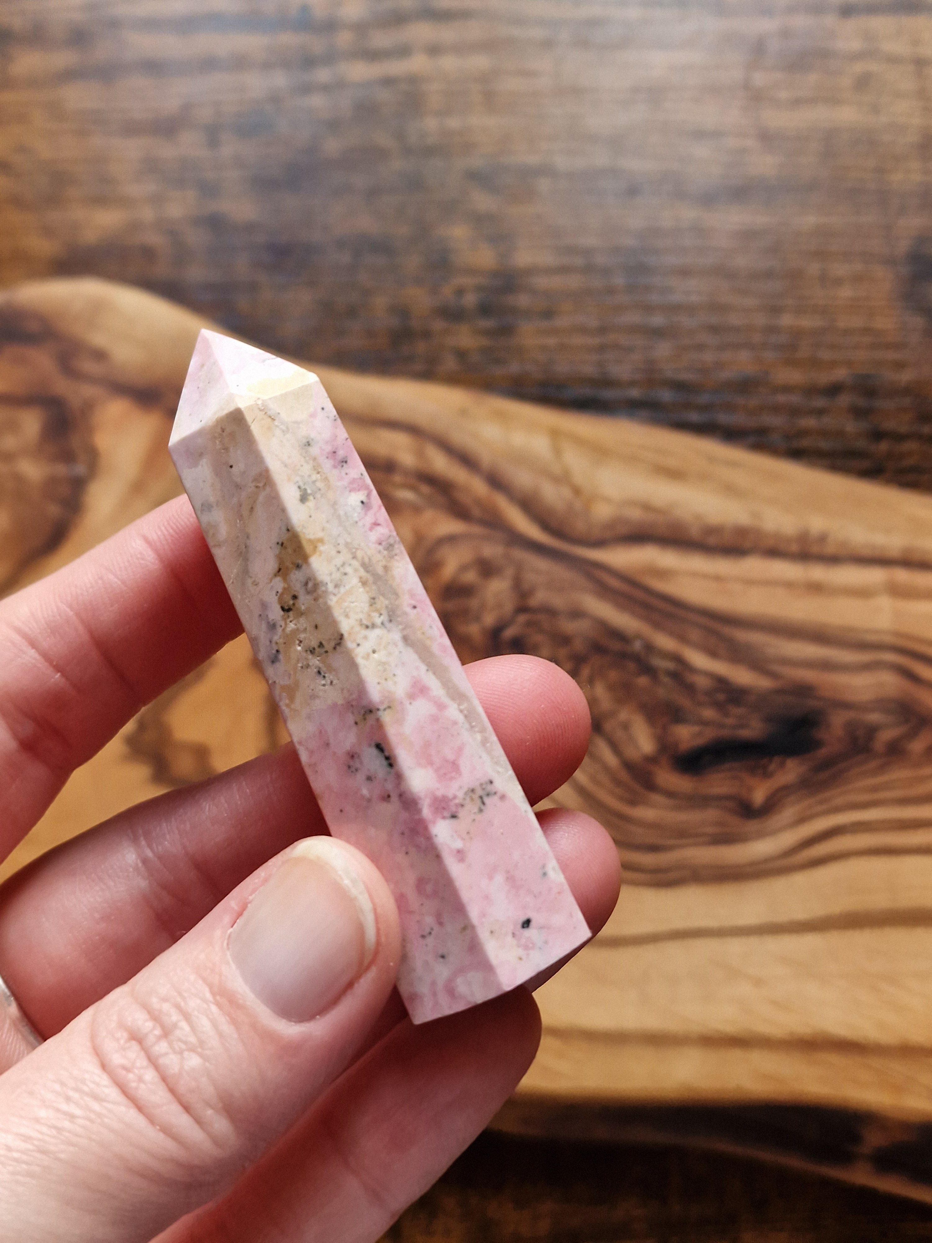 Peruvian Rhodonite Tower
